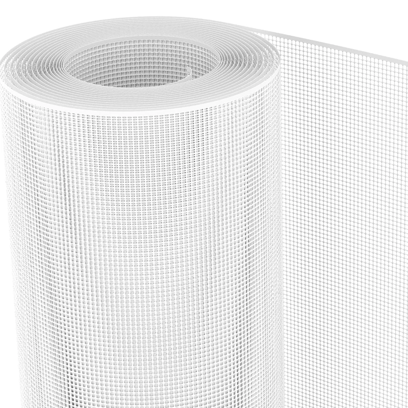 TENAX Quadra 05 White 1 x 50 m Plastic Protective Net for Balconies, Gates and Fences
