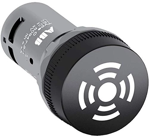 ABB CB1-620B Compact Buzzer, Continuous Sound without Light, Black, Non-Illuminated (ABB1SFA619600R6206)