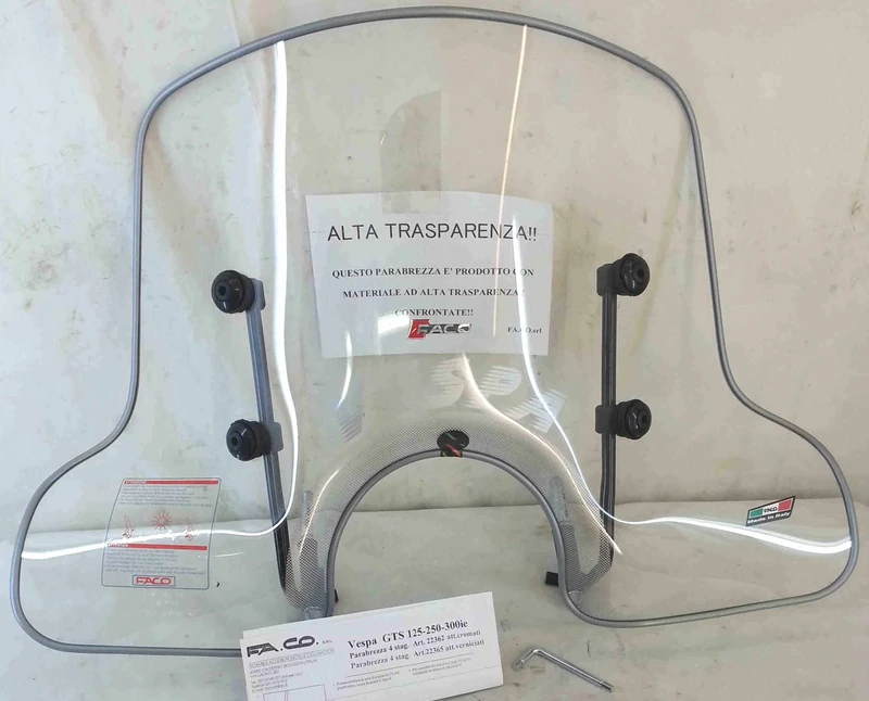 4-Season Windscreen Piaggio Vespa GTS 125-250-30
