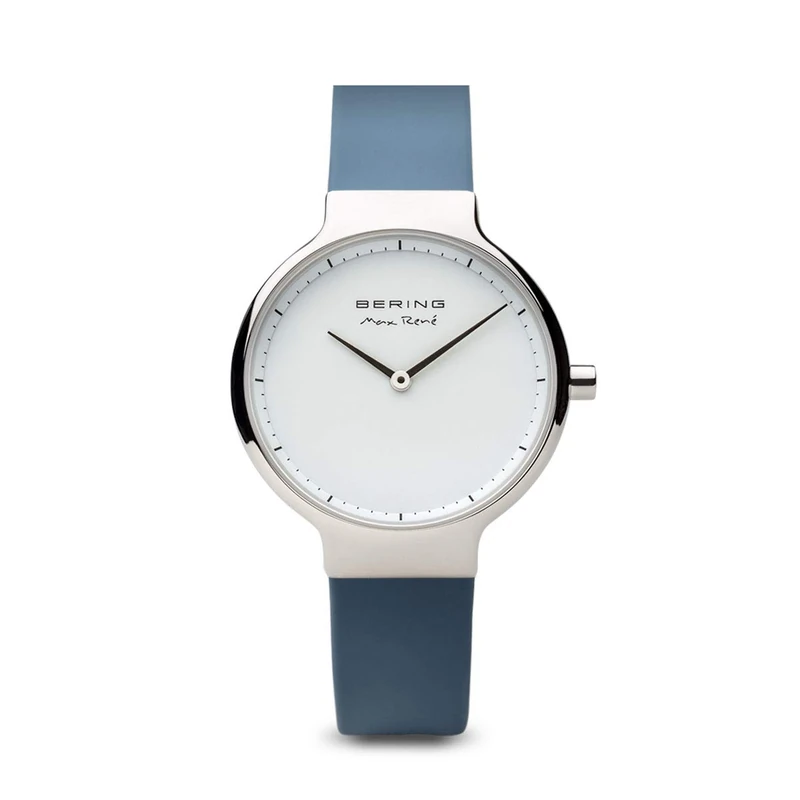 BERING Women Analog Quartz Max René Collection Watch with Silicone Strap and Sapphire Crystal 15531-700