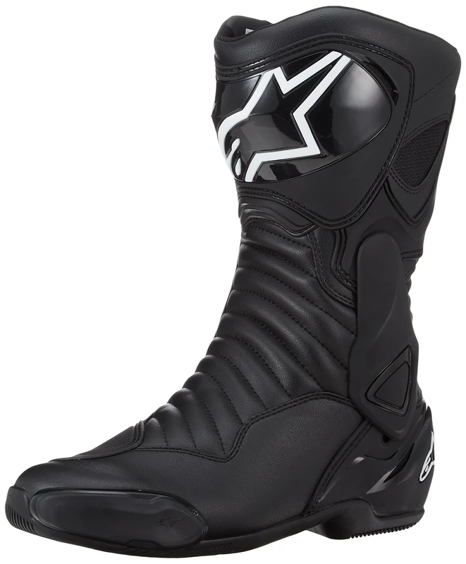 Alpinestars 22230171100-42 Men’s Motorcycle Boot, Black/Black, 8 UK