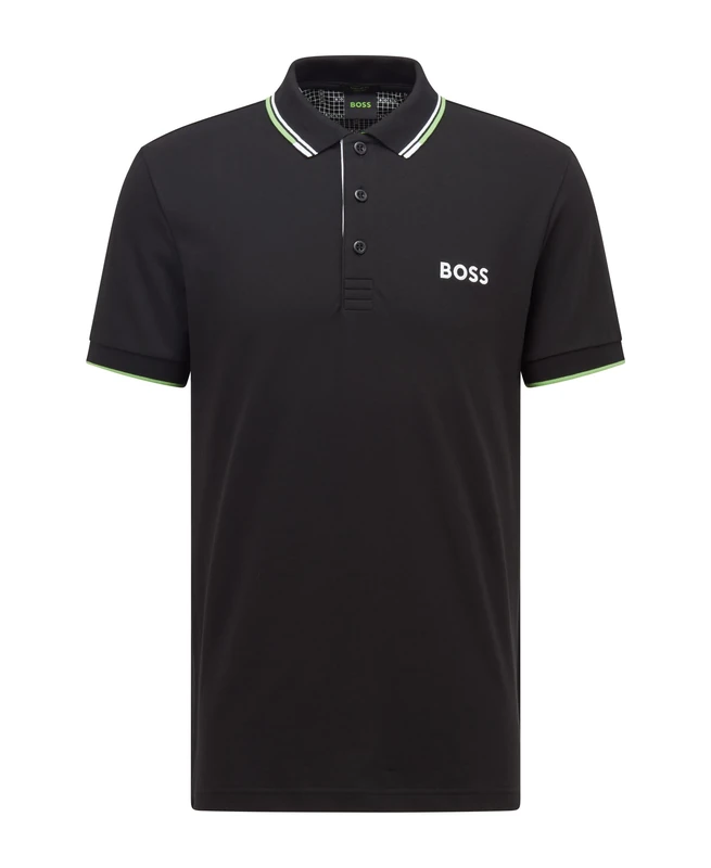 Boss Hugo Men's Paddy Pro Short Sleeve Polo Shirt, Black, S