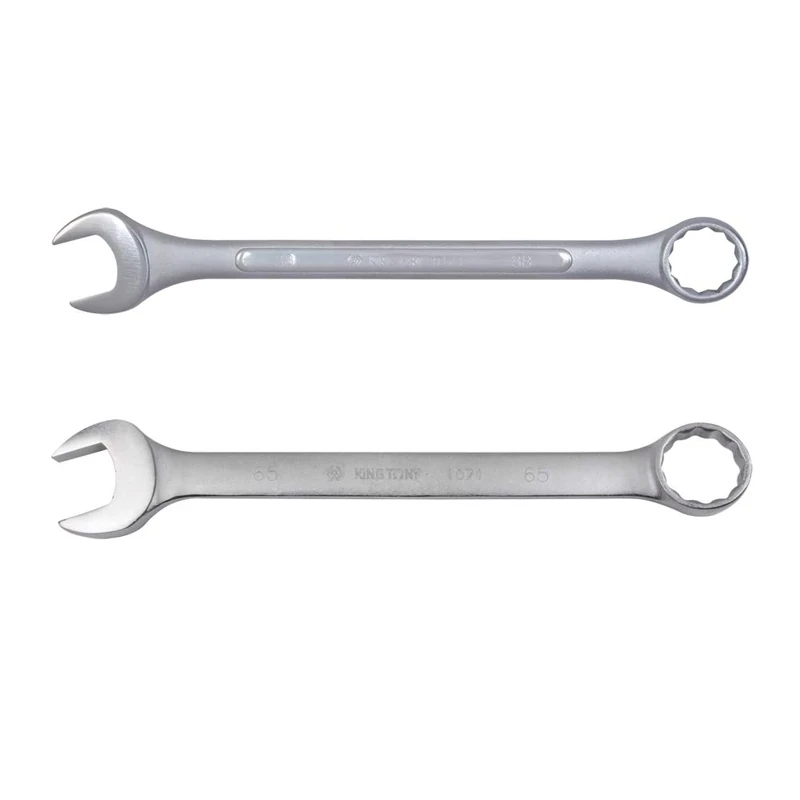 KING TONY 1071-65 Combination Wrench, Steel, 65 mm Size, 678 mm Length, Pack of 5 - Image 1