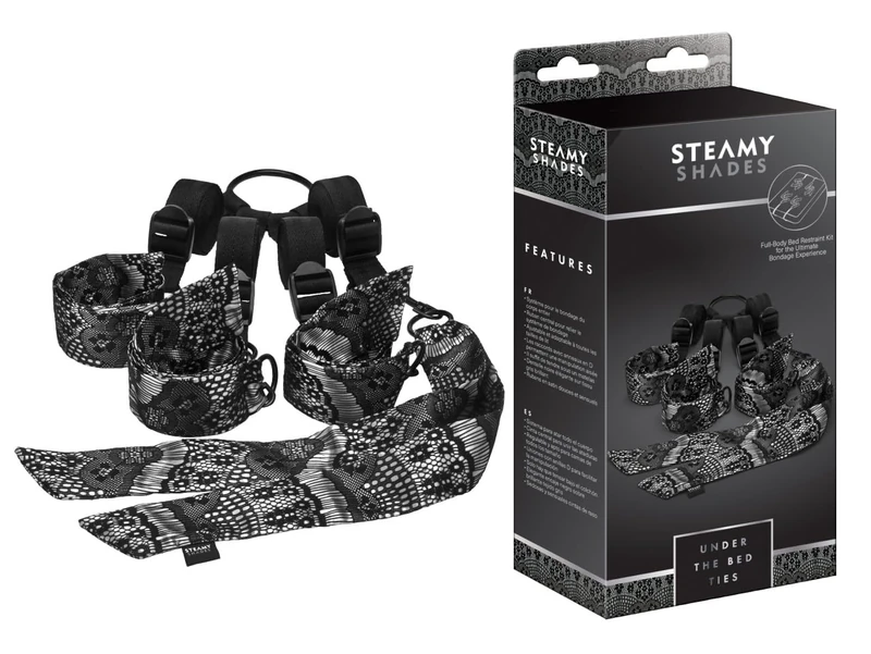 STEAMY SHADES Restraint Set Black One Size - Image 1