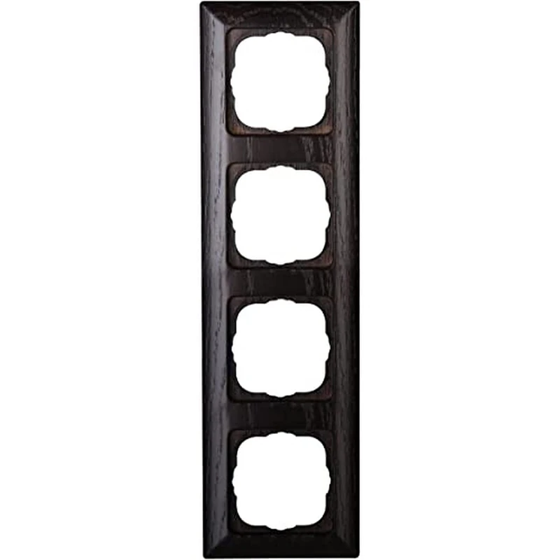 Kopp Milano Wenge Cover Frame for 4 Sockets – Pack of 1 306837069