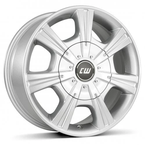 Borbet CH 7.5 x 17 ET 61 Bolt Circle 5 x 118 Hub Centering 71.1 CH 75761118571.1KS, Crystal Silver