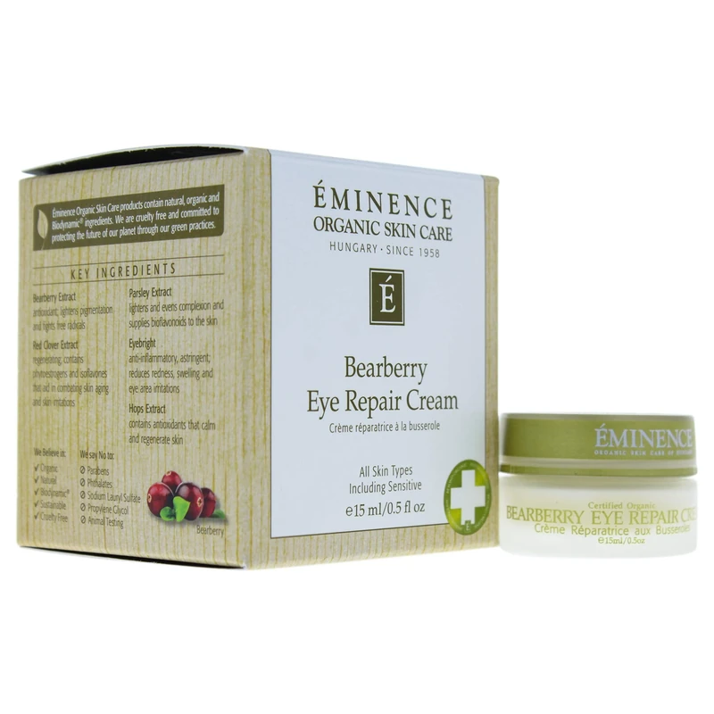 Eminence Bearberry Eye Repair Cream For Unisex 0.5 oz Cream