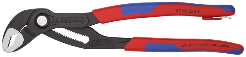 KNIPEX Cobra Water Pump Pliers-Tethered Att