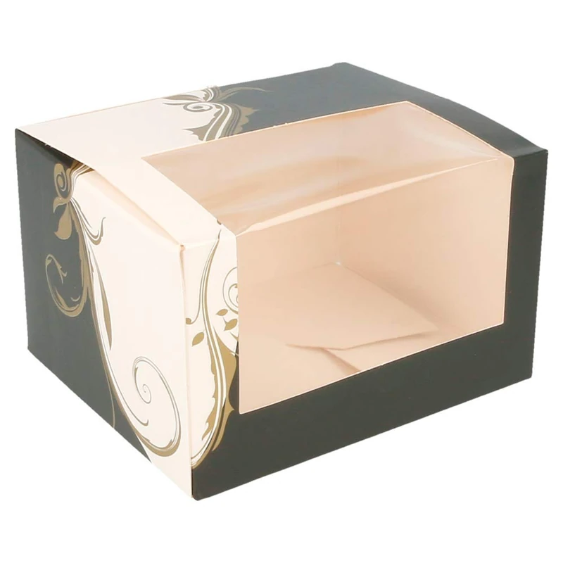 Garcia de Pou Cake Window in Box, Cardboard, White, 11 x 13 x 8 cm - Image 1