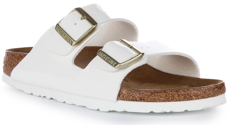 Birkenstock Arizona Mules/Clogs Women White - 5.5 - Mules Shoes