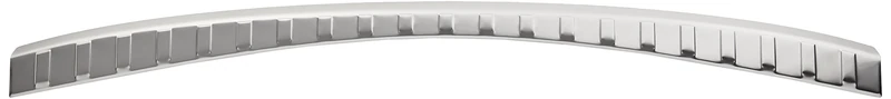 Avisa 2/35129 Protection Threshold Rear Honda Civic IX 5-portes Facelift 2015- 'Ribs' Stainless Steel, Silver