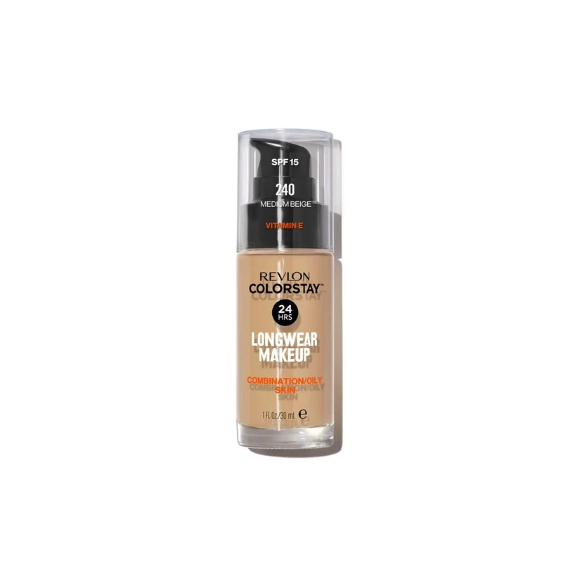 Revlon Colorstay Foundation, Medium 30 ml (Pack of 1), 240 Medium Beige