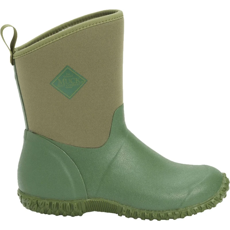 Muck Boots Women's Muckster 2 Mid Snow Boot, Green W/Floral Print Lining, 3 UK