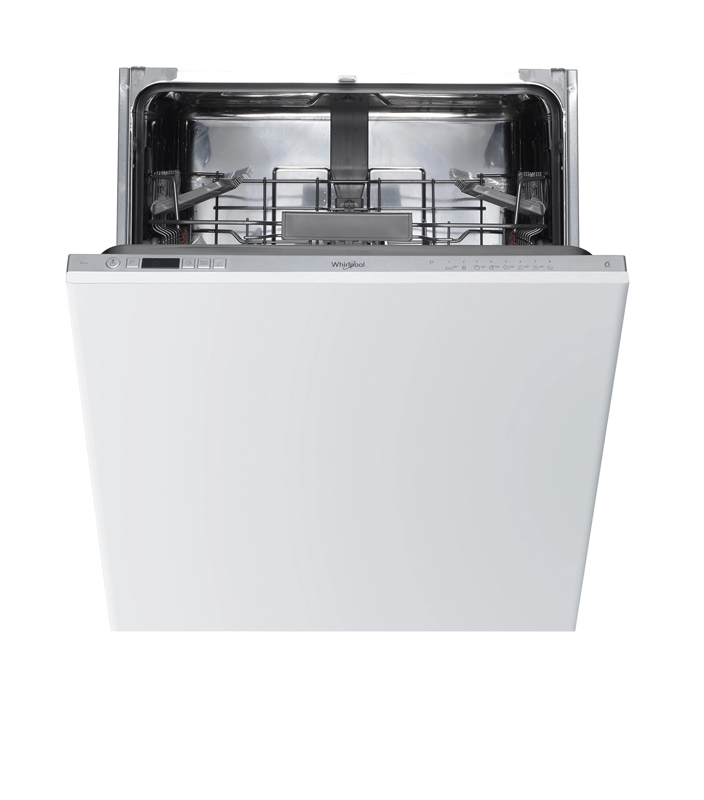 Whirlpool WIC 3C26 UK Integrated Standard Dishwasher, 14 Place Settings, 8 Programs