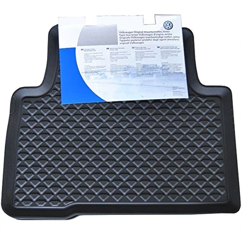 Volkswagen 5QA06151282V All-Weather Mats Rear, Titanium Black