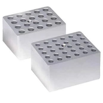 Cole-Parmer Dri-Block Aluminum Insert, 12 x 16 mm VIal, Flat Bottom