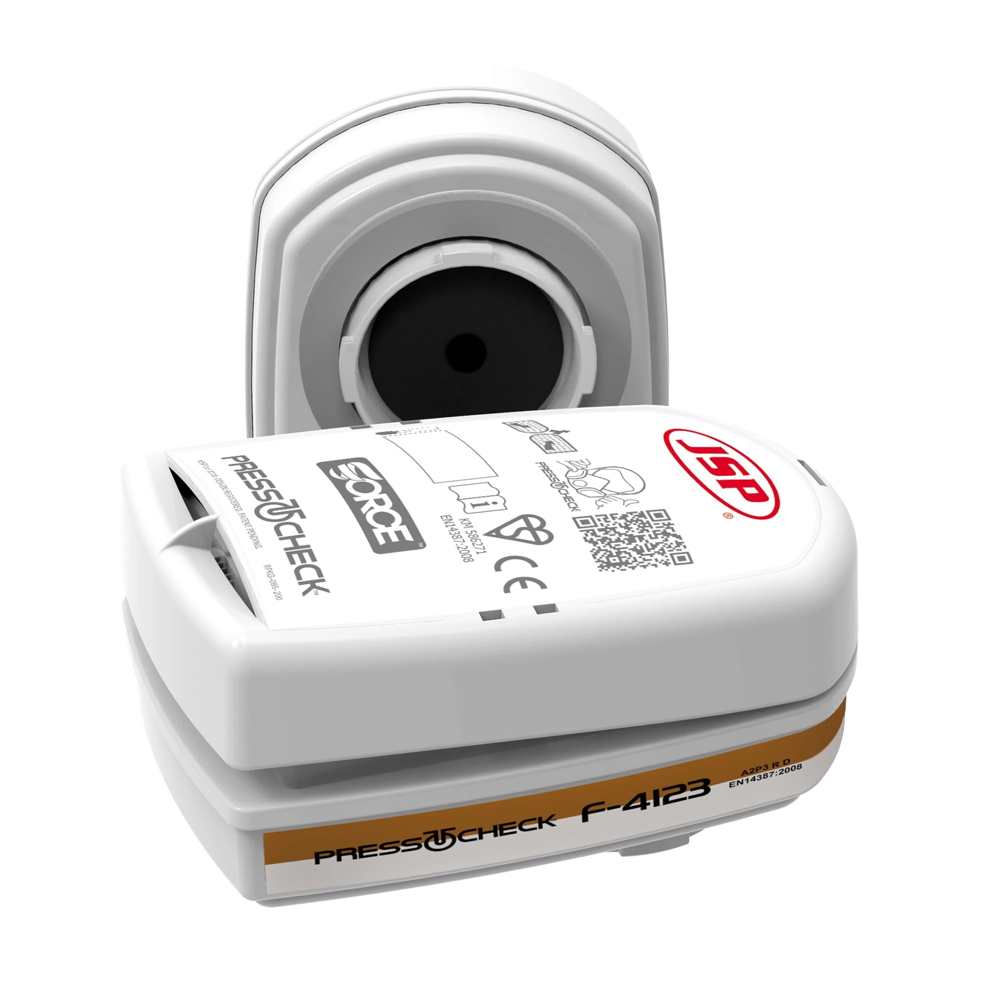 JSP PressToCheck A2 P3 Filters Set of 2, Compatable with JSP Force 8 mask (BMN740-000-600)