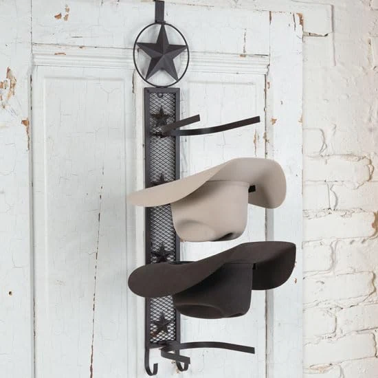 Deleon Fold-Up Metal Star Hat Rack - Image 1