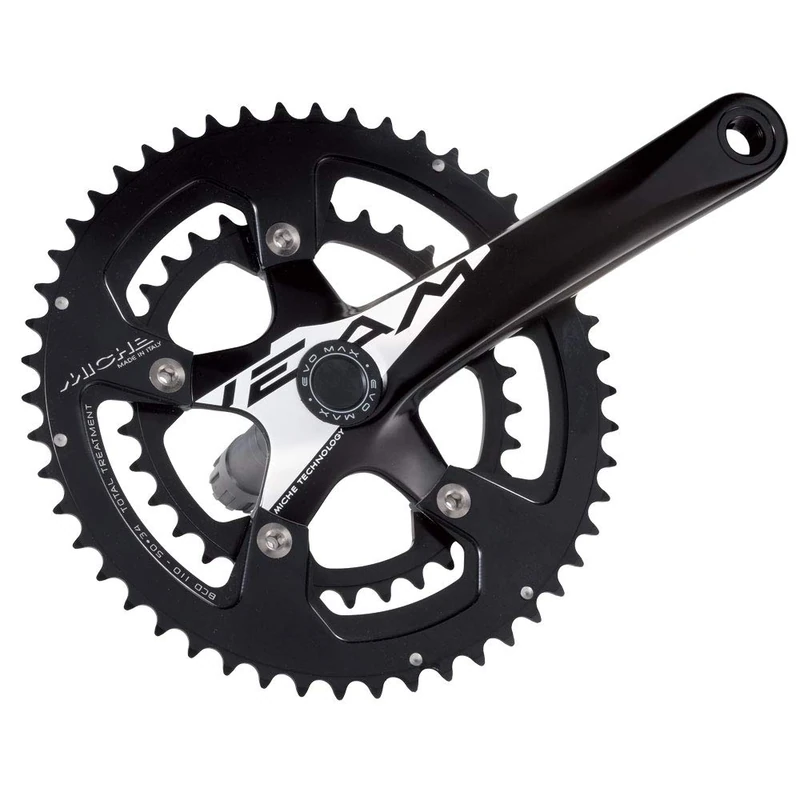 Miche Team Evo Max 10 Speed Crankset, Black, 170mm 34/50t