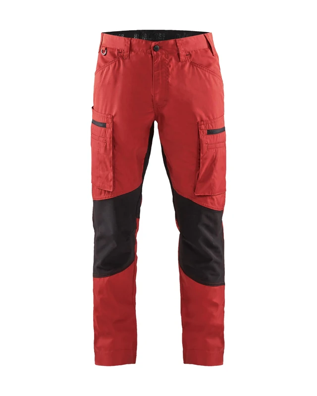 Blakläder 145918455699D108 Size D108 "Stretch" Service Trousers - Red/Black
