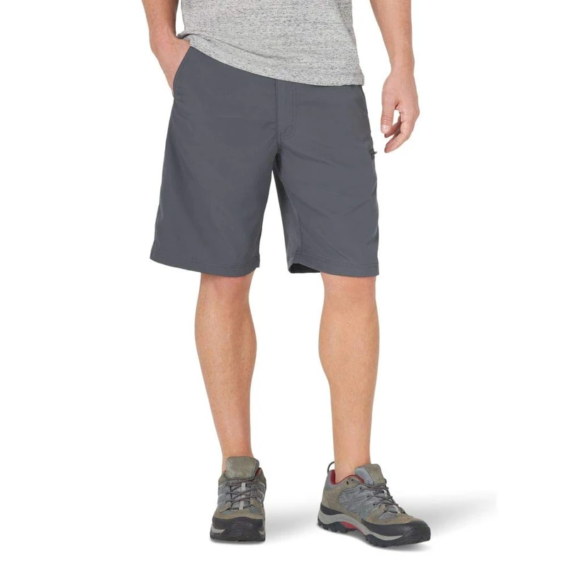 Wrangler Authentics Men's Performance Side Elastic Utility Short Cargo, Carbonite, 40