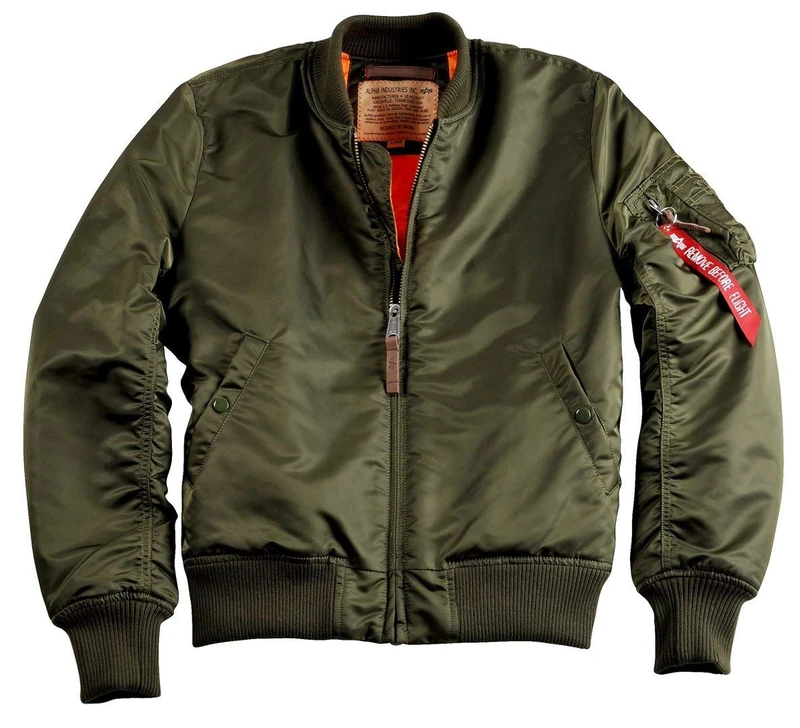 Alpha Industries MA-1 VF 59 Bomber Jacket for Men Dark Green