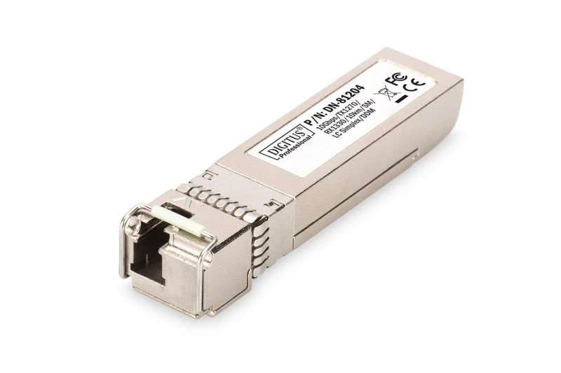 DIGITUS 10G SFP+ Module, Singlemode, BiDi, DDM LC Simplex Connector, Tx1270/Rx1330, up to 10km