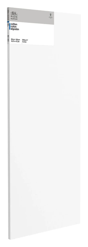Winsor & Newton Classic Cotton Traditional Canvas Single Unit, White, 50 x 120 cm