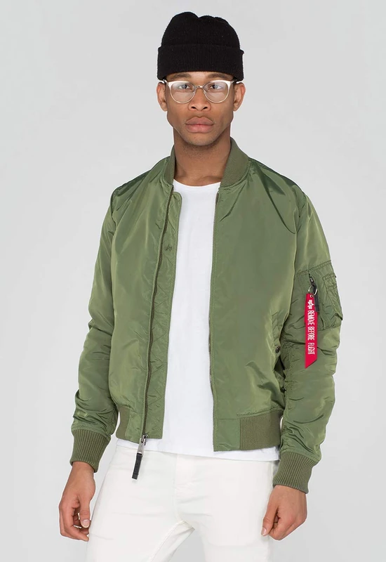 Alpha Industries MA-1 TT Bomber Jacket for Men Sage-Green