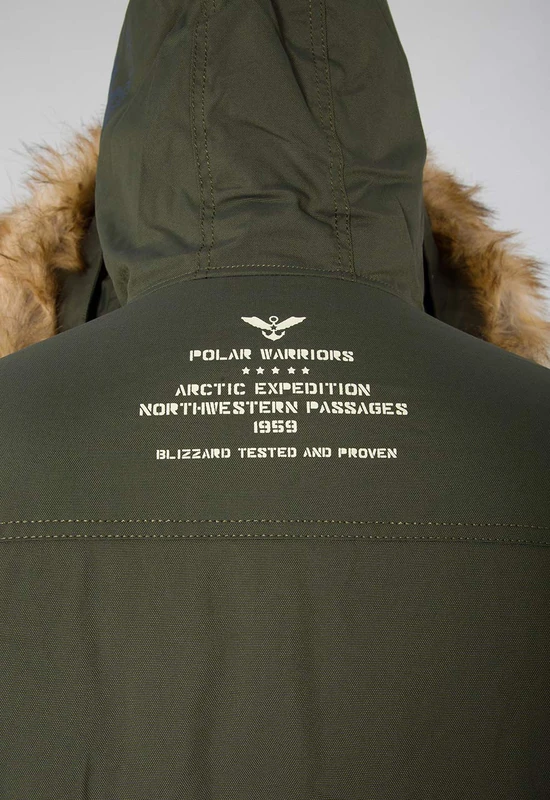 Alpha Industries Winter Jacket for Men Dark Green