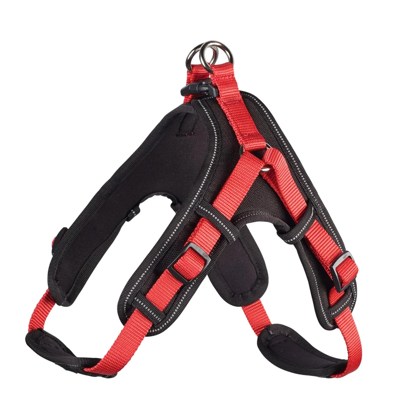 HUNTER Vario Quick Neoprene Harness, Medium, 55-70 cm, 15 mm, Red/Black
