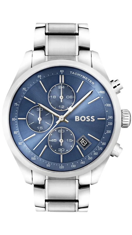 BOSS Chronograph Quartz Watch for men with Silver Stainless Steel bracelet - 1513478