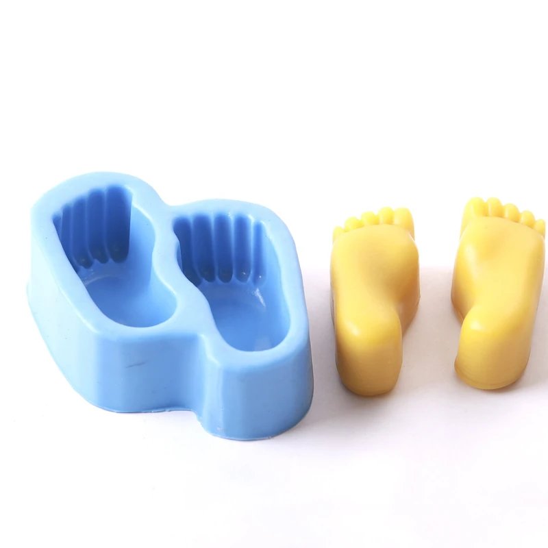 World of Moulds | Baby Feet Silicone Mould x 5