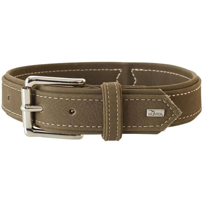 Hunter Dog Collar Hunting, 40, Olive Leather - Image 1