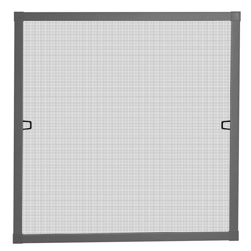 Schellenberg 70033 Insect Screen Window Fly Screen with Frame 130 x 150 cm Charcoal
