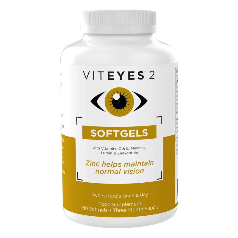 Viteyes 2 SOFTGELS - AREDS2 Formula - 90 Days Supply (180 softgels)
