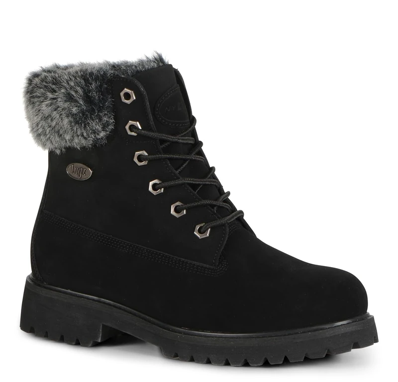 Lugz Womens WCNYFD-001 Convoy Fur 7 M US Black