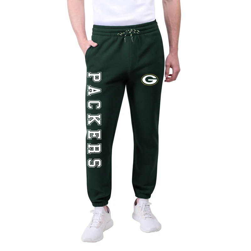 Ultra Game Men's Jogger Pants Active Basic Fleece Sweatpants NFL, Team Color, Large - Image 1