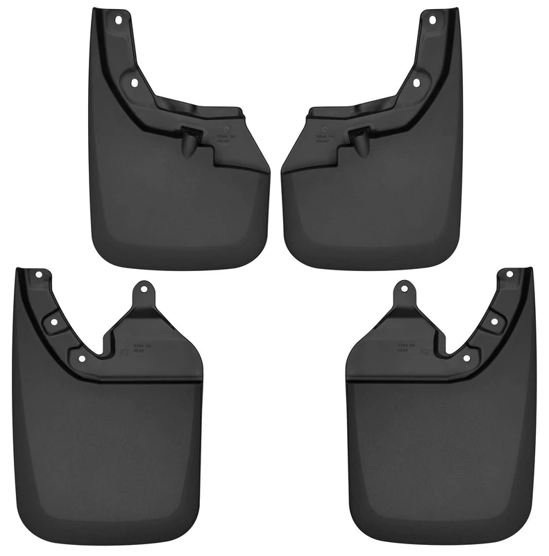Husky Liners 56946Fits 2016-20 Toyota Tacoma with OEM Fender Flares Custom Front and Rear Mud Guard Set, Black