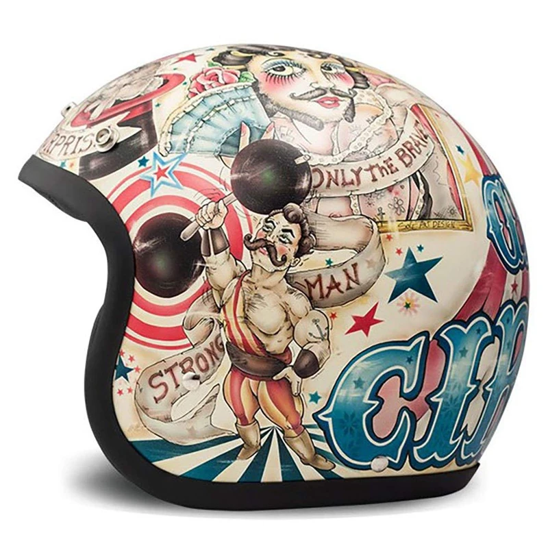 DMD 1JTS30000CI03 Motorcycle Helmet, Multicolor, M