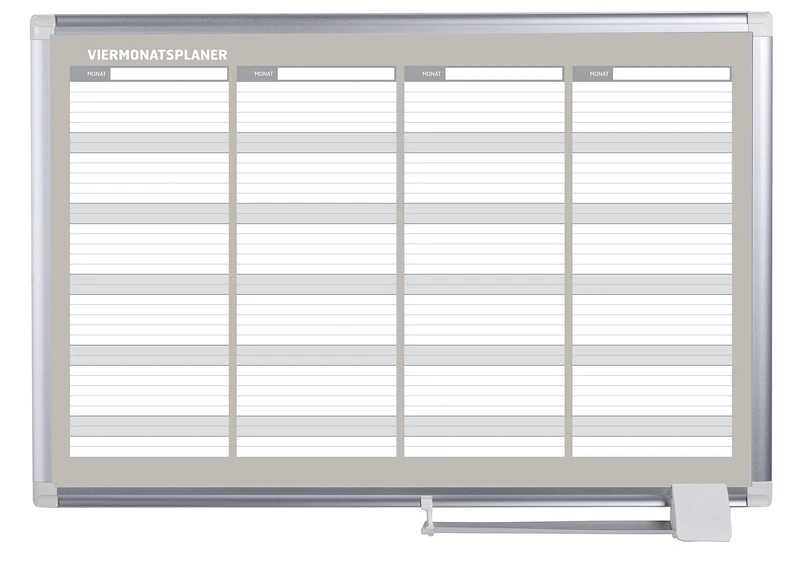 Bi-Office New Generation Magnetic Four-Month Planner 90 x 60 cm