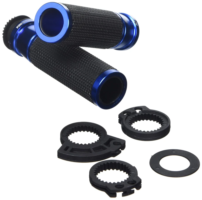 Puig 6326A Grips Ascent Set, Blue, 119 mm