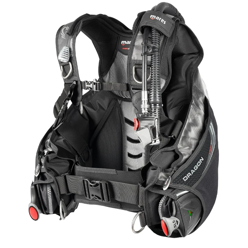 Mares Dragon SLS Diving vest Unisex-Adult XS Black