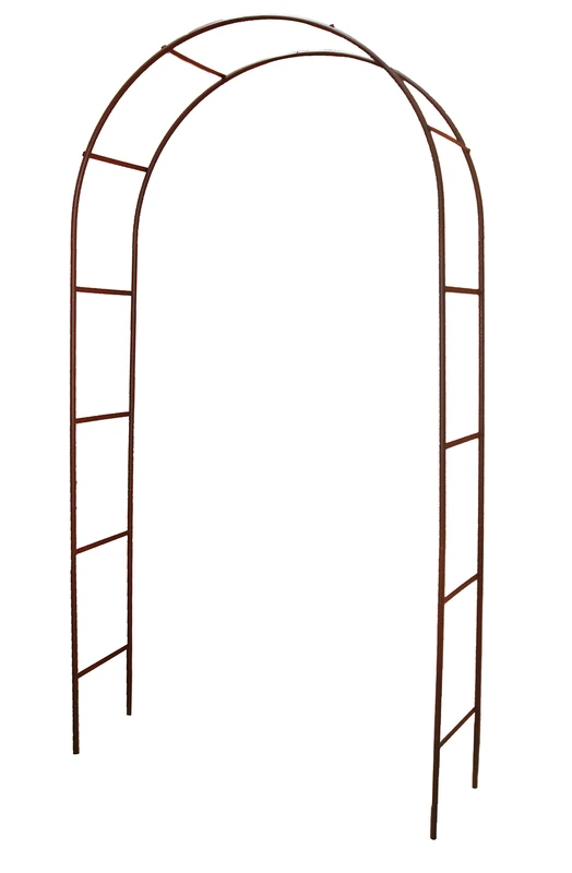 Louis Moulin Classic Round Tube Arch 20 130x40x250cm - Aged Iron - Made in France