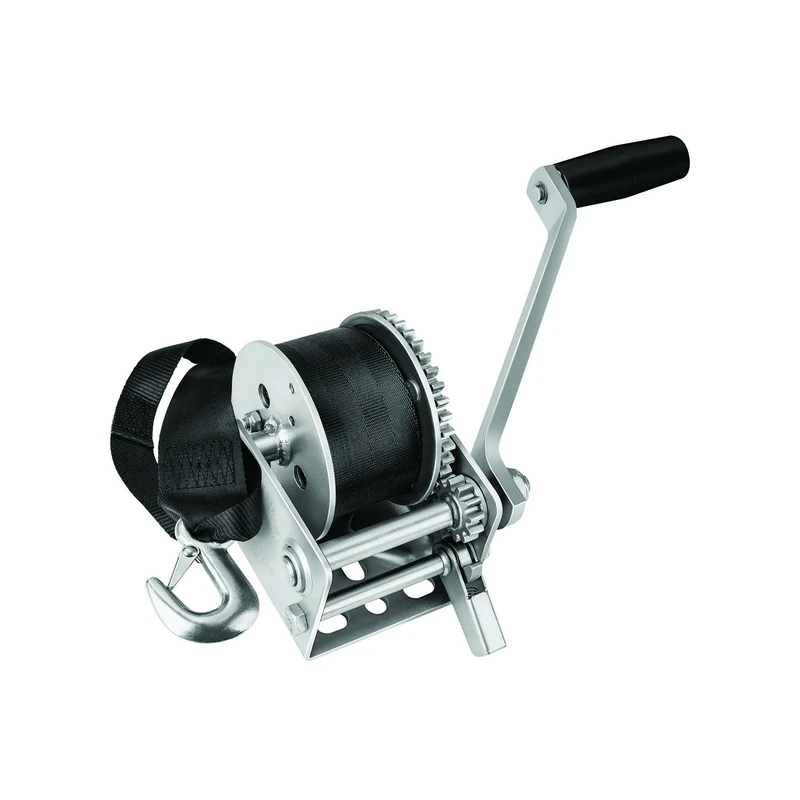 Fulton 142006 Single Speed Winch for Personal Watercraft with 12' Strap - 900 lbs. Capacity, 1 Pack