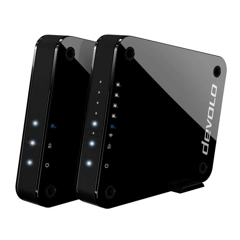 devolo GigaGate Wi-Fi Bridge (2 Gbps, 1 x High-Speed Gigabit Port, 4 x Fast Ethernet Ports, Point-to-Point Connection Via 5 GHz Band, whole home wifi, AES Encryption)