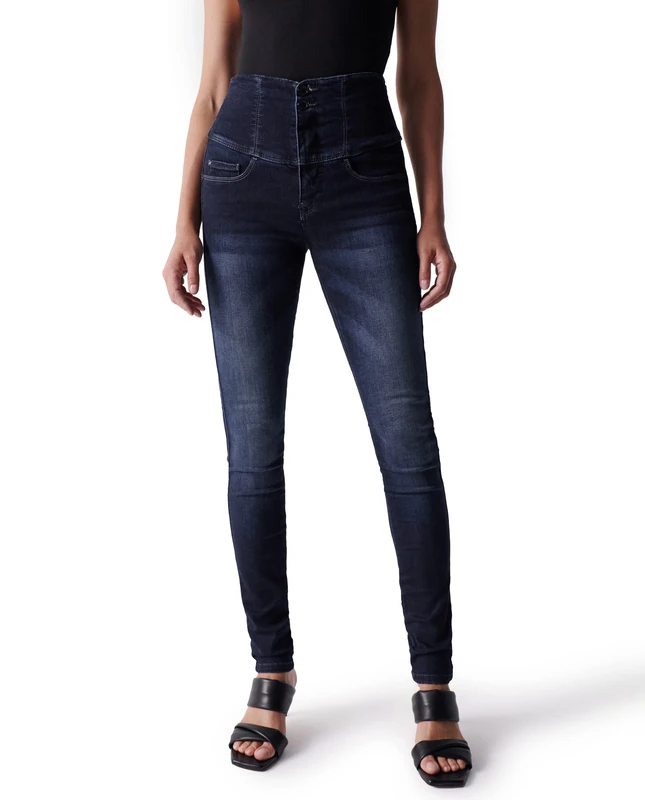Salsa Diva Skinny Shaping Soft Touch Jeans Blue