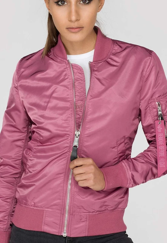 Alpha Industries MA-1 VF LW Bomber Jacket for Ladies Dusty Pink