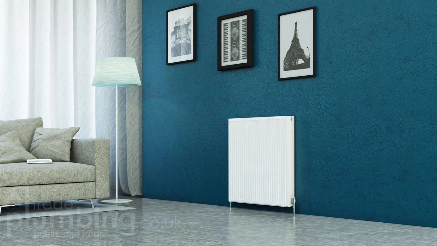 K-Rad Kompact Type 21 Double Panel Single Convector Radiator H750mm x W800mm White