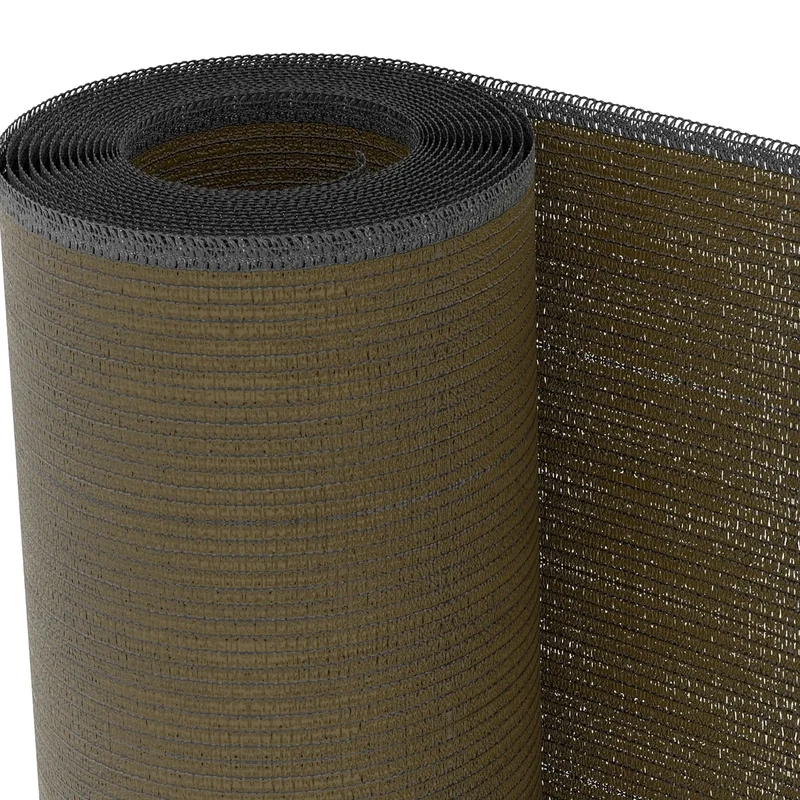 TENAX Soleado Corten Shielding Fabric, 2.00 x 50 cm, Brown, Shade Privacy Screen for Shielding Balconies, Patios, Fencing and Gates